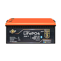 Акумулятор LP LiFePO4 25,6V - 230 Ah (5888Wh) (BMS 200A/100А) пластик Smart BT, фото 2