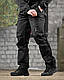 Літній тактичний костюм чорний рип-стоп, армійська форма чорна зсу, військовий костюм чорний поліція oyi scv woq - фото 5 - id-p2761441206