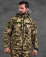 Тактическая весенняя ветровка пиксель oblivion, Военная куртка пиксель весна-лето, Весенняя куртка пиксель ВСУ, oyi scv woq