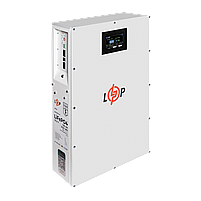 Акумулятор LP LiFePO4 51,2V - 100 Ah (5120Wh) (BMS 100A/50А) метал LCD Smart RS485/CAN JK настінний, фото 4