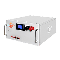 Акумулятор LP LiFePO4 51,2V - 230 Ah (11776Wh) (BMS SP 200A/100A) RM RS485/CAN LCD WH, фото 2
