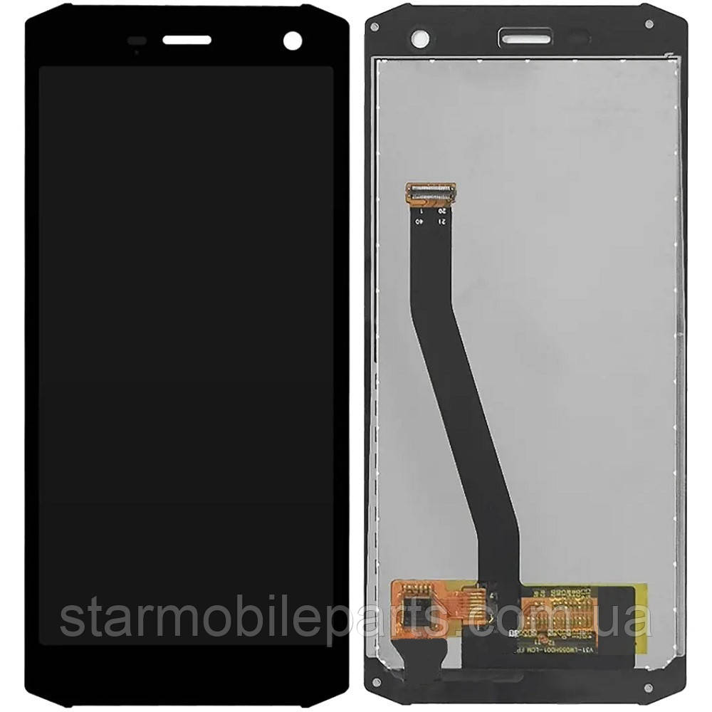 Дисплей для MyPhone Hammer Energy 2 чорний, модуль із сенсором (p/n: V31-LW055HD01-LCM FPC-A1 ), фото 1