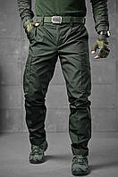Тактичні військові штани олива рип-стоп, літні тактичні оливкові штани, оливкові штани для військових, oyi scv woq