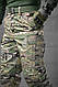 Тактичні штани мультикам з манжетами, Штани армійські камуфляж мультикам зсу, військові штани ріп-стоп мультикам, oyi scv woq - фото 6 - id-p2761442882