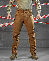 Тактичні штани койот ріп-стоп, Військові штани койот літні, Брюки тактичні койот на липучках для військових, oyi scv woq