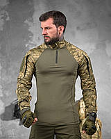 Тактична бойова сорочка піксель ріп-стоп, Військовий тактичний убакс піксель oyi scv woq