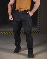 Тактичні чорні штани поліція, Військові штани поліція чорні, Брюки тактичні чорні поліцейські ріп-стоп, oyi scv woq