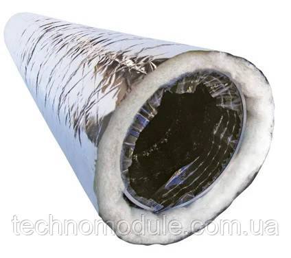 Гнучкий повітропровід ізольований 150/6"/7,6м, фото 1