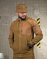 Тактична куртка койот полегшена весна-літо, армійська військова куртка койот вологозахисна для ЗСУ oyi scv woq