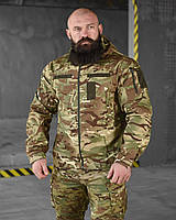 Весенняя тактическая куртка field мультикам рип-стоп, Военная куртка камуфляж мультикам oyi scv woq