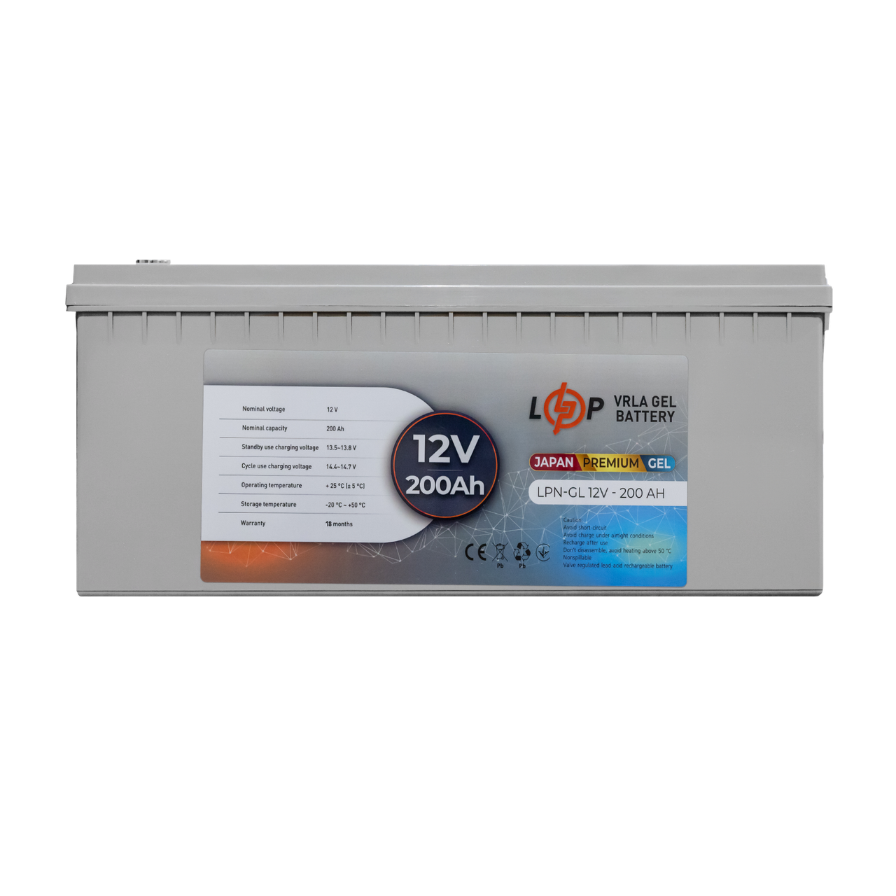 Акумулятор гелевий LPN-GL 12V - 200 Ah, фото 1