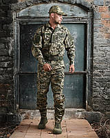 Армійський тактичний костюм піксель 4в1, Осіння форма укр піксель зсу саржа весна-осінь oyi scv woq
