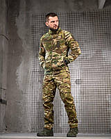 Тактичний осінній костюм мультикам, військовий костюм мультикам з флісовою кофтою, армійський костюм камуфляж, oyi scv woq