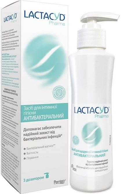 Засіб для інтимної гігієни Lactacyd "Антибактеріальний" (250мл.) з дозатором