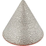 Фреза алмазна конусна для шліфування керамограніту M14 (0-50 мм) Vorfal V04367, фото 2