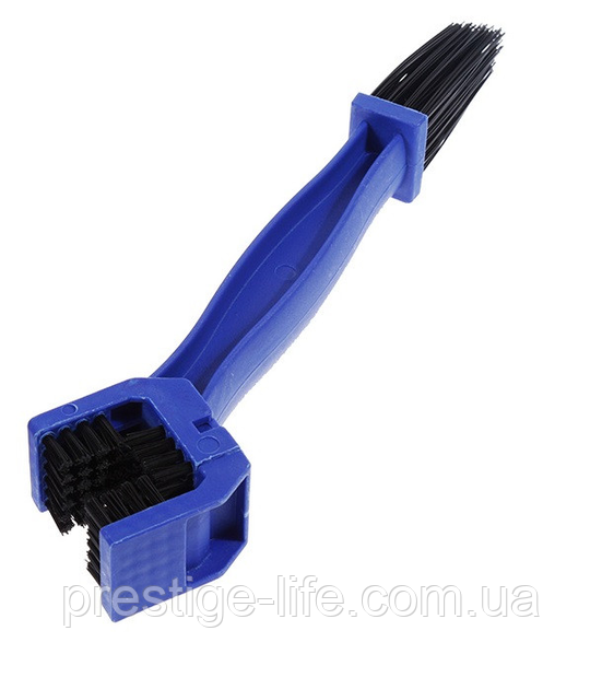 Щітка для чищення ланцюга мотоцикла, квадроцикла, велосипеда Синя, фото 1