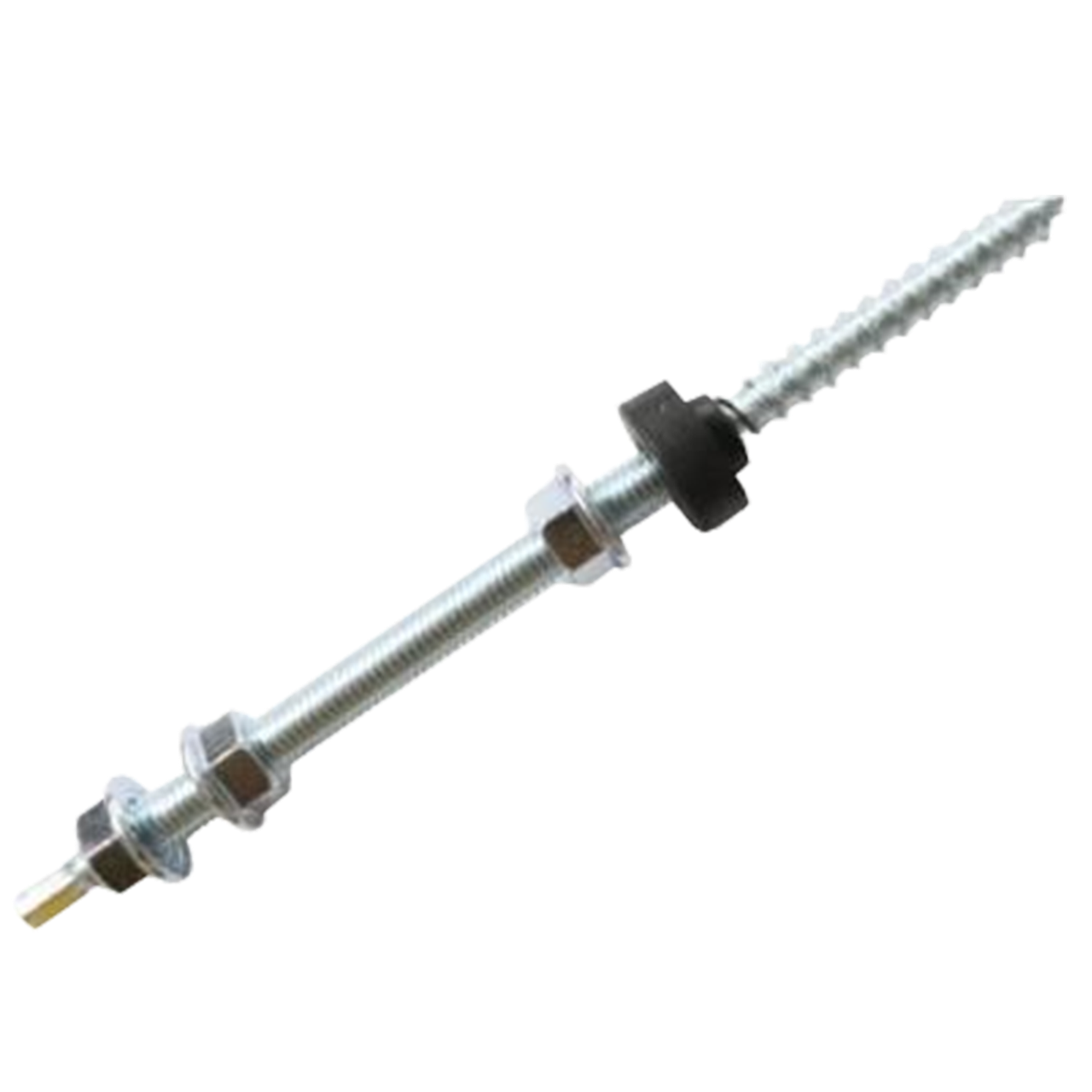 Комбінований гвинт-шуруп 10х200 мм (комплект) оцинкований, фото 1