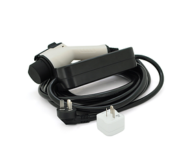 Зарядний пристрій для електромобіля DC: 220V/16A, довжина кабелю 10m, IP67, LED-індикація, роз'єм GB/T