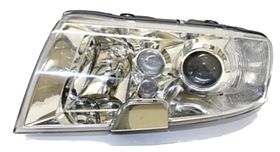 Фара ліва Skoda Superb 3U 02-08 Depo D2S/H3*2/PY21W/W5W, -лампа, кор.