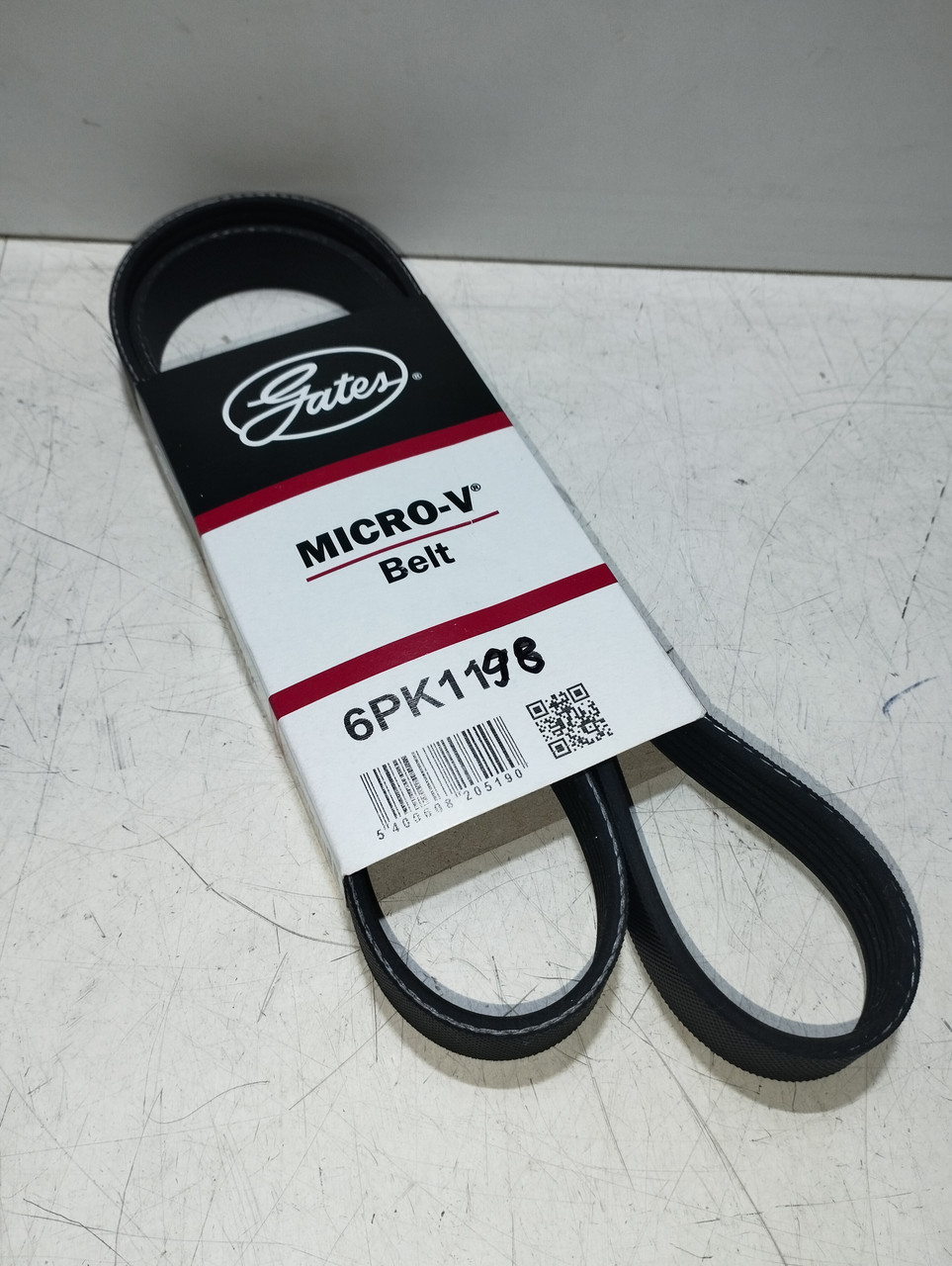GATES Ремінь полікліновий 6pk1198, фото 1