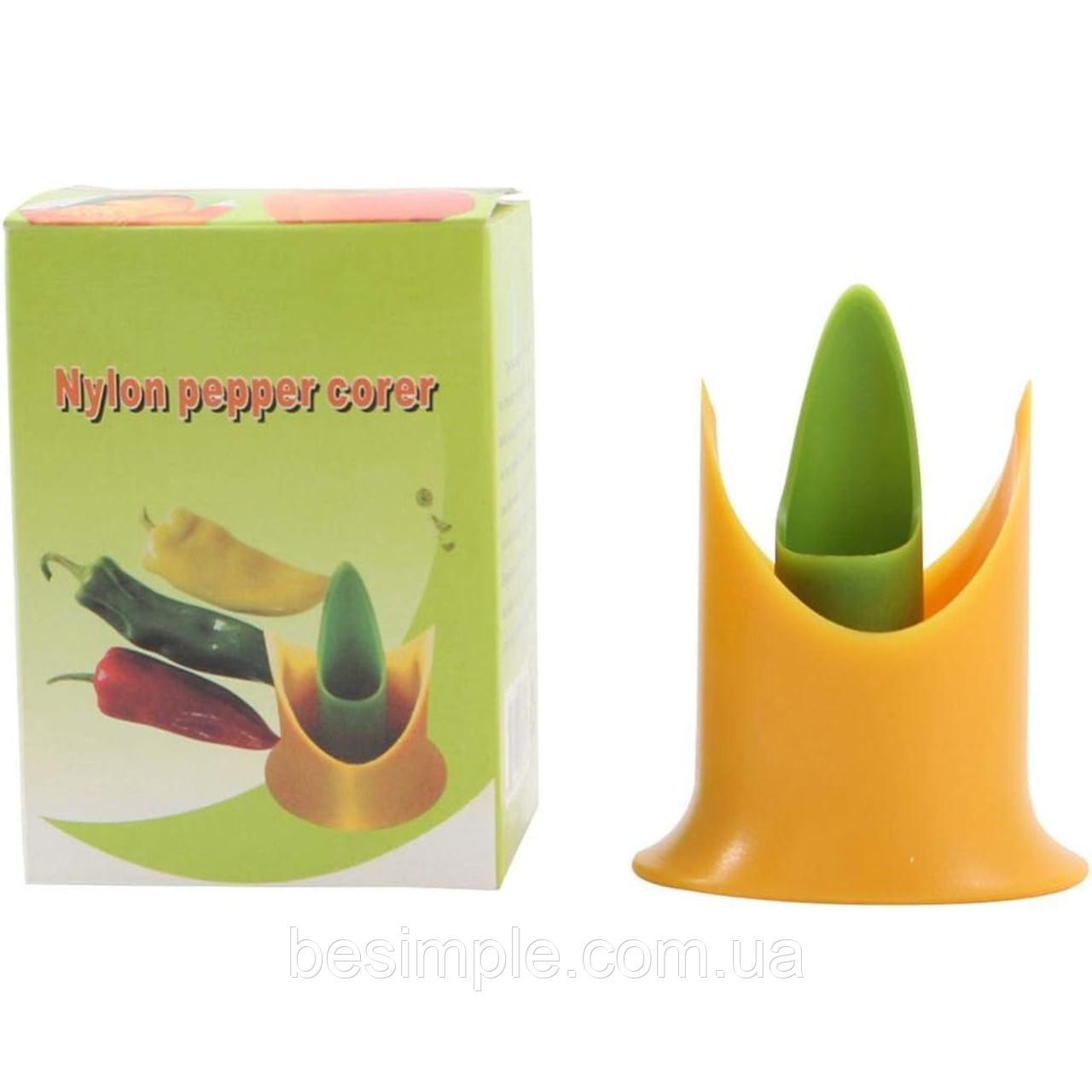 Пристрій для видалення серцевини перцю, 2 шт / Пристрій для очищення перцю / Прилад для чищення перцю, фото 1