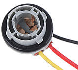 Роз'єм гніздо для ламп BAY15D P21/5W 1157 (пластик), фото 2