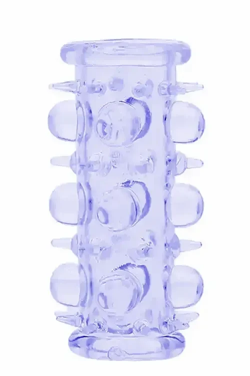 Насадка на член стимулирующая BOSS Stretchy Sleeve Blue, 7см*2см эластичная