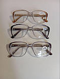 Окуляри для зору великий окуль скляні окуляри захисні з диоптріями із широкою оправою міцні, фото 5