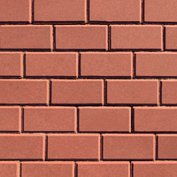 Бруківка 200х100х60 Червоний