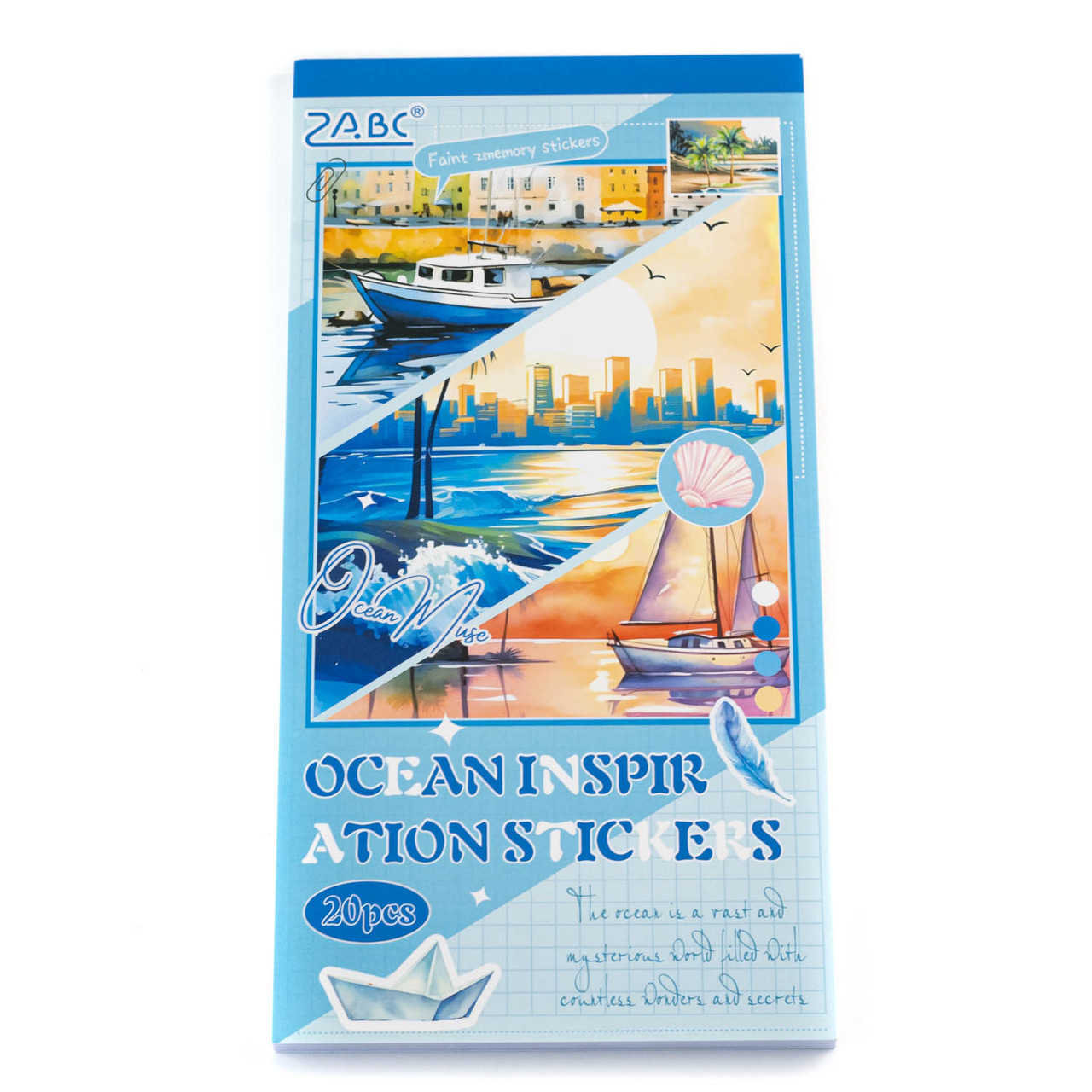 Наклейки Натхнення океану 20 листів NKL203, фото 1