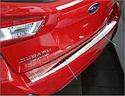 Захисна накладка на задній бампер для Subaru XV II 2017+ /нерж.сталь/