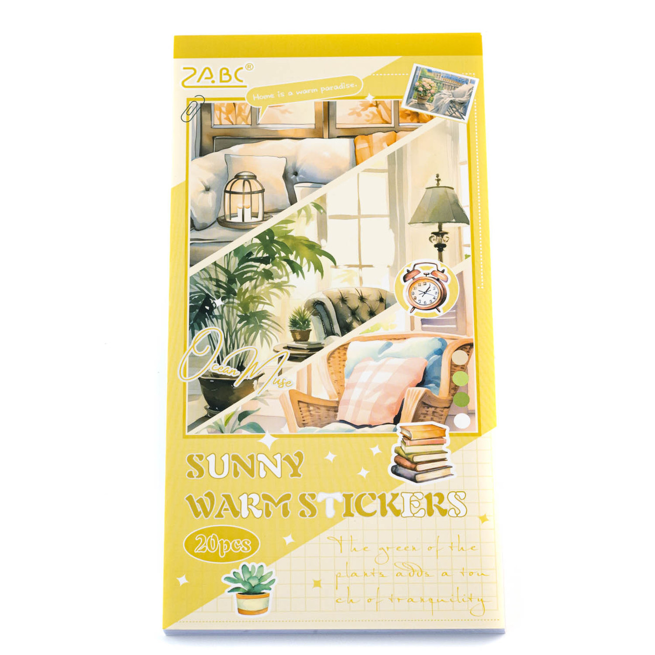 Наклейки Теплий літній вайб 20 листів NKL205, фото 1