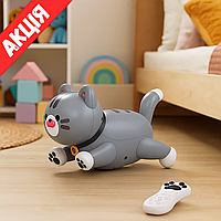 Кошеня на радіокеруванніі Кіт-робот інтерактивний для дітей Розумний домашній улюбленець кішка на пульті управління