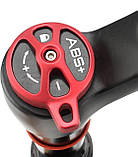 Велосипедна вилка BOLANY 27.5" (повітряна, хід 120 мм, з регулюванням жорсткості, вбудоване блокування, прямий шток, чорна), фото 6