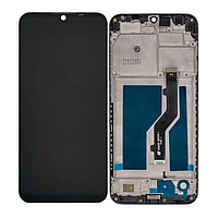 Дисплей ZTE Blade A7 2019 чорний Екран з сенсором (модуль) + рамка