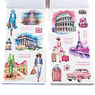 Наклейки Подорожі 20 листів NKL206, фото 3