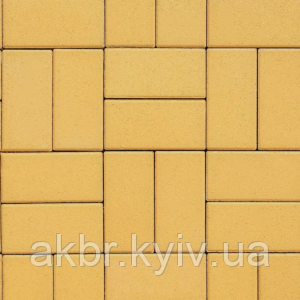 Бруківка 200х100х60 Жовтий, фото 1