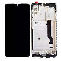 Дисплей ZTE Blade A7s 2020 чорний Екран з сенсором (модуль) + рамка