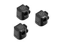 Органайзер держатель кабеля Kula кабельная клипса хомут фиксатор для провода 3 штуки Черный