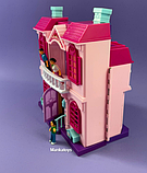 Будиночок ляльковий 16427 з меблями та фігурками, світло, звук, в коробці, фото 3