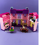 Будиночок ляльковий 16427 з меблями та фігурками, світло, звук, в коробці, фото 7