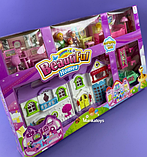 Ляльковий будиночок 8161-1 A розмір будинку 17 х 9 х 23 см, меблі, фігурки, на батарейках, звук, підсвітка, фото 2