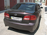 Спойлер-шабля зі склопластику на Киа Маджентис 2 Лип спойлер на багажник для Kia Magentis 2 2005-2008