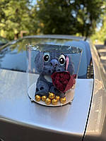 "Подарочный набор дышащий Стич в прозрачном тубусе "