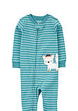 Дитяча піжама Carter's комбінезон на блискавці 1159843868 (Бірюзовий 5), фото 2