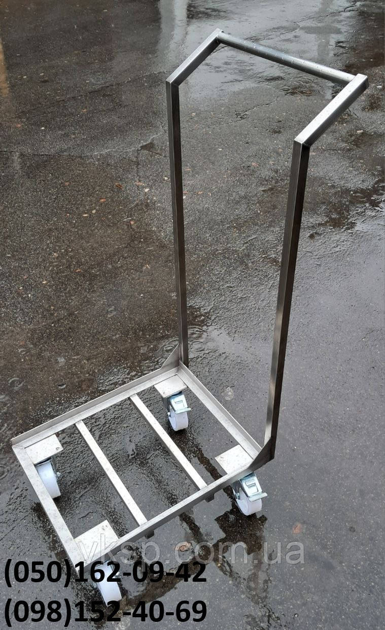 Візок з ручкою для ящика 500х400х1000