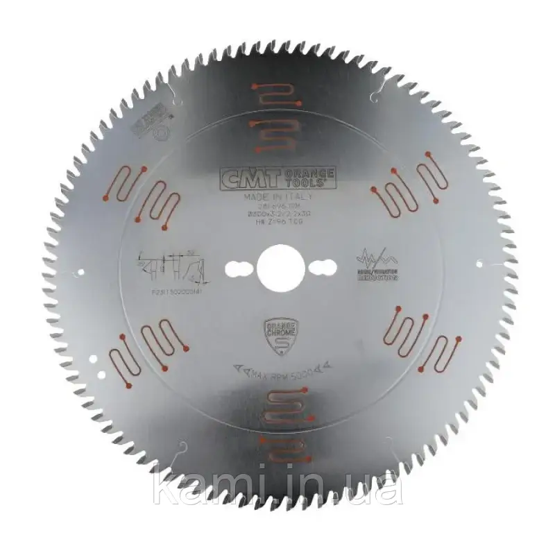CMT 281.680.10M Пила по HPL та ламінату, HM D=250 F=30 Z=80 K/P=3,2/2,2, фото 1