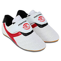 Степки для тхеквондо SP-Sport YX-2620 розмір 32-40 білий-червоний-чорний