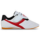 Степки для тхеквондо SP-Sport YX-2620 розмір 32-40 білий-червоний-чорний, фото 4