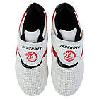 Степки для тхеквондо SP-Sport YX-2620 розмір 32-40 білий-червоний-чорний, фото 2